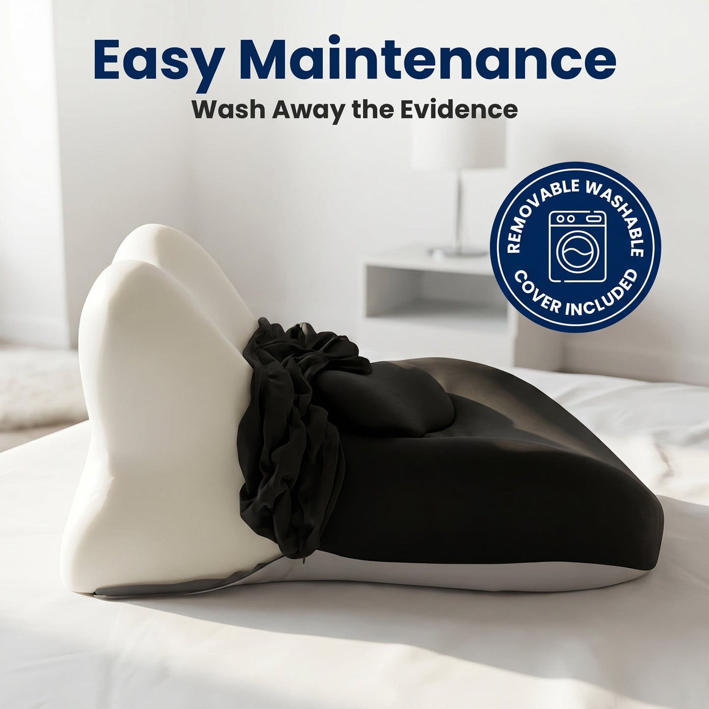 Ergonomic Intimacy Support Pillow for Comfort & Positioning
