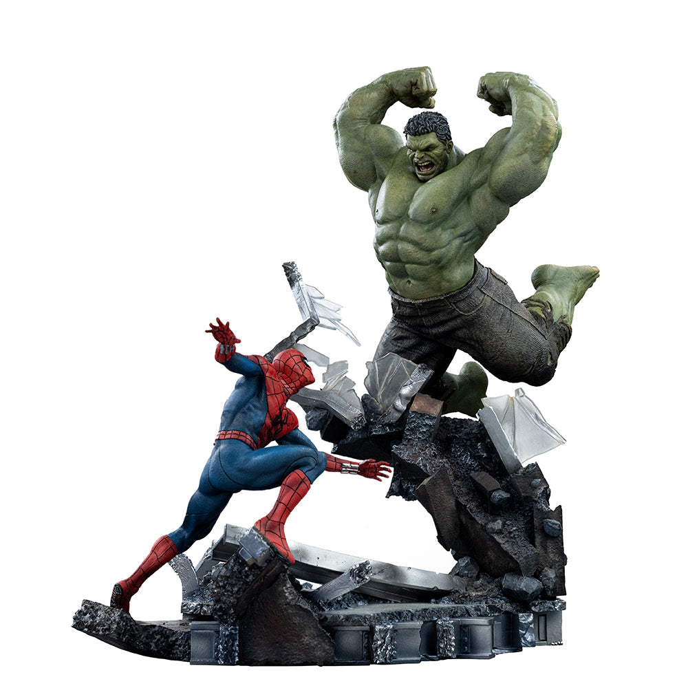 Web Hero vs Green Giant Hero - Scale 1/10 Collectible Statue