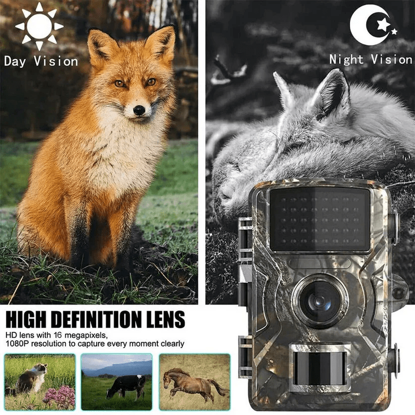 1080p Trail Camera for Night Wildlife – NoctVex Outdoor Hunting Camera