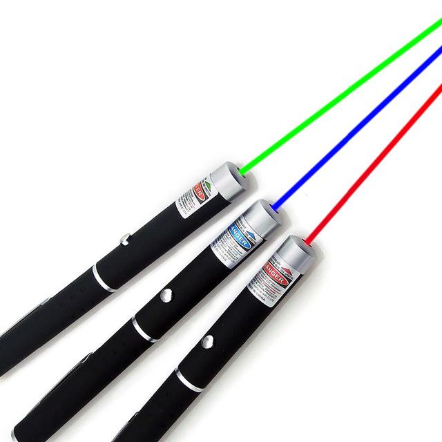 Multi-Colour Laser Pointer 1–5mW – Red, Green & Violet Handheld Pointer