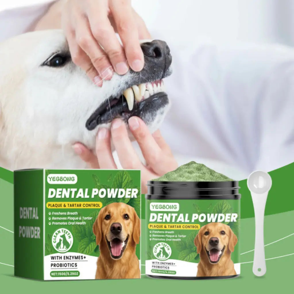 Dog Dental Powder with Enzymes & Probiotics – 150g