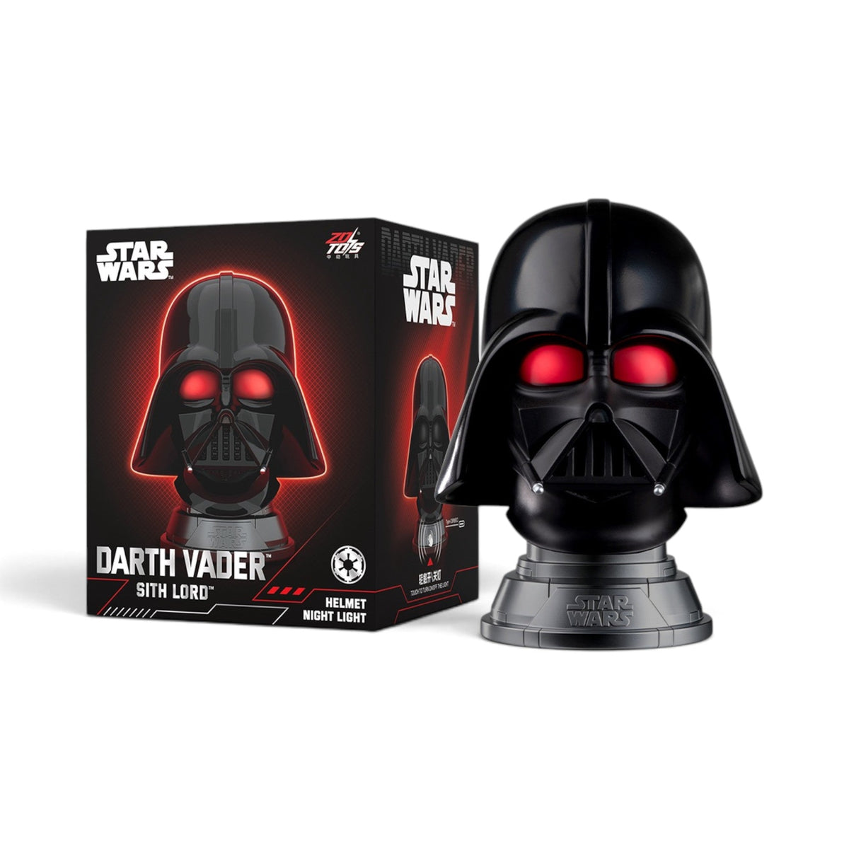 Dark Armoured Space Warrior Helmet Night Light