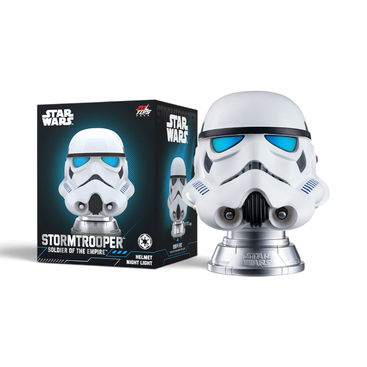 White Space Soldier Helmet Night Light