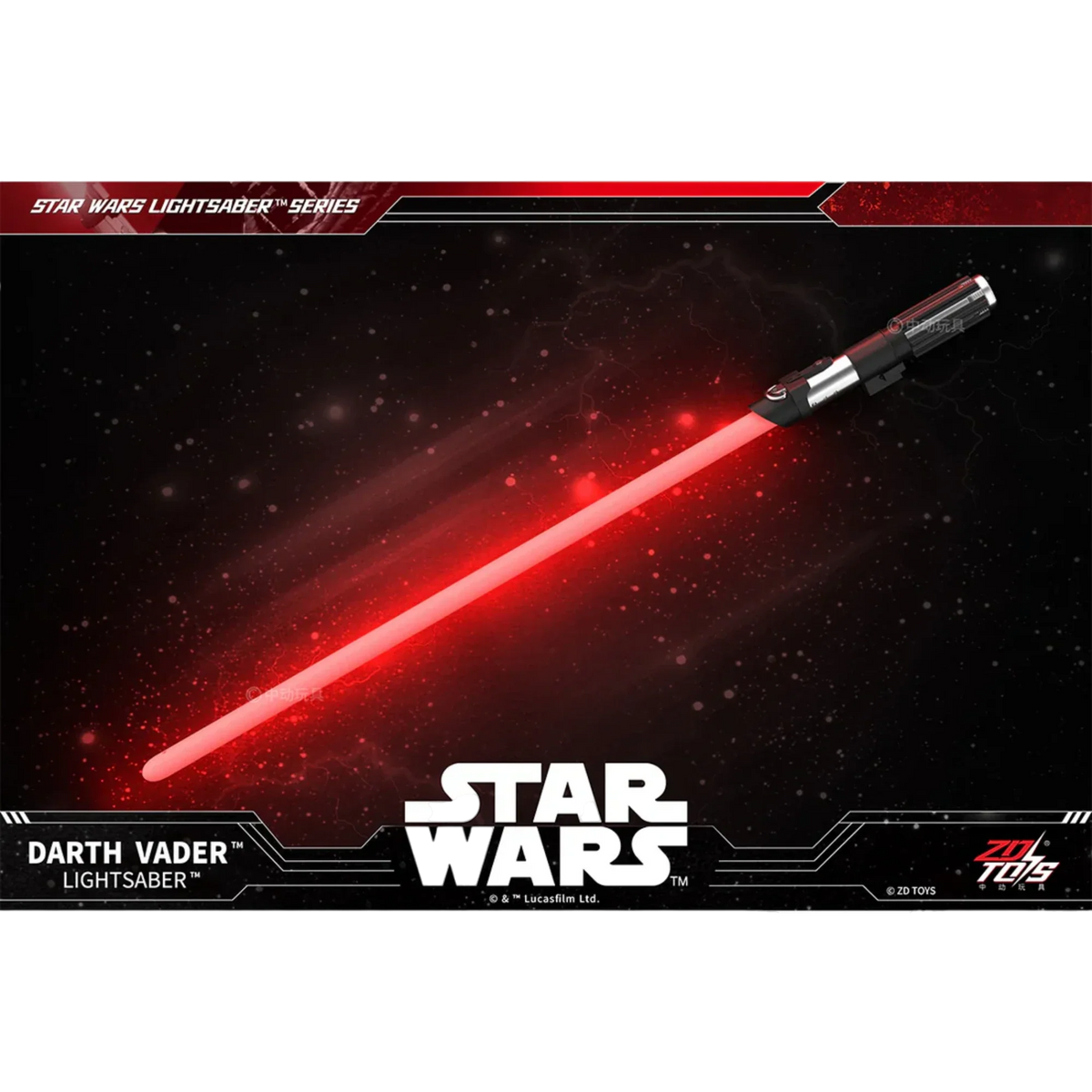 Dark Armoured Space Warrior Light-Up Saber