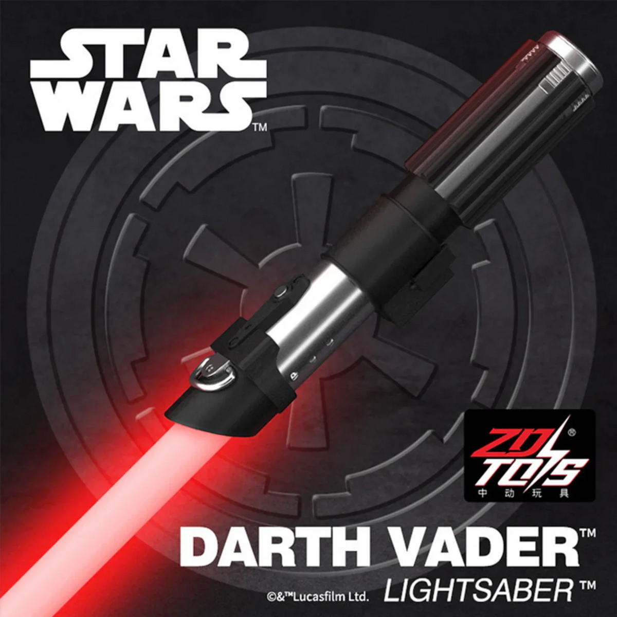 Dark Armoured Space Warrior Light-Up Saber