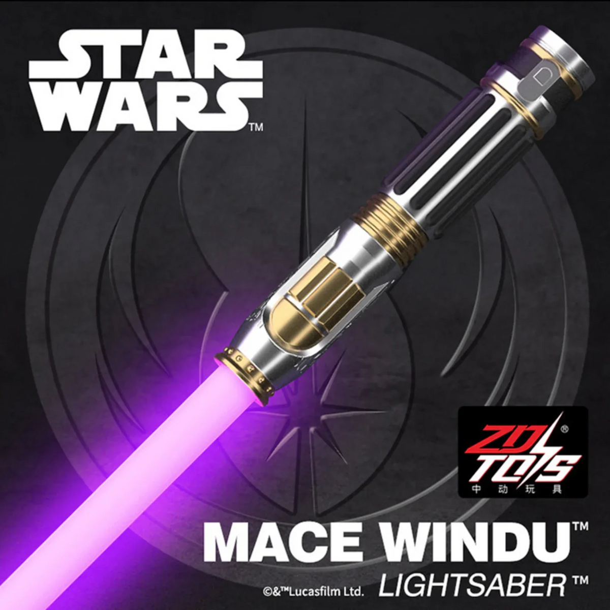 Purple-Blade Space Knight Light-Up Saber