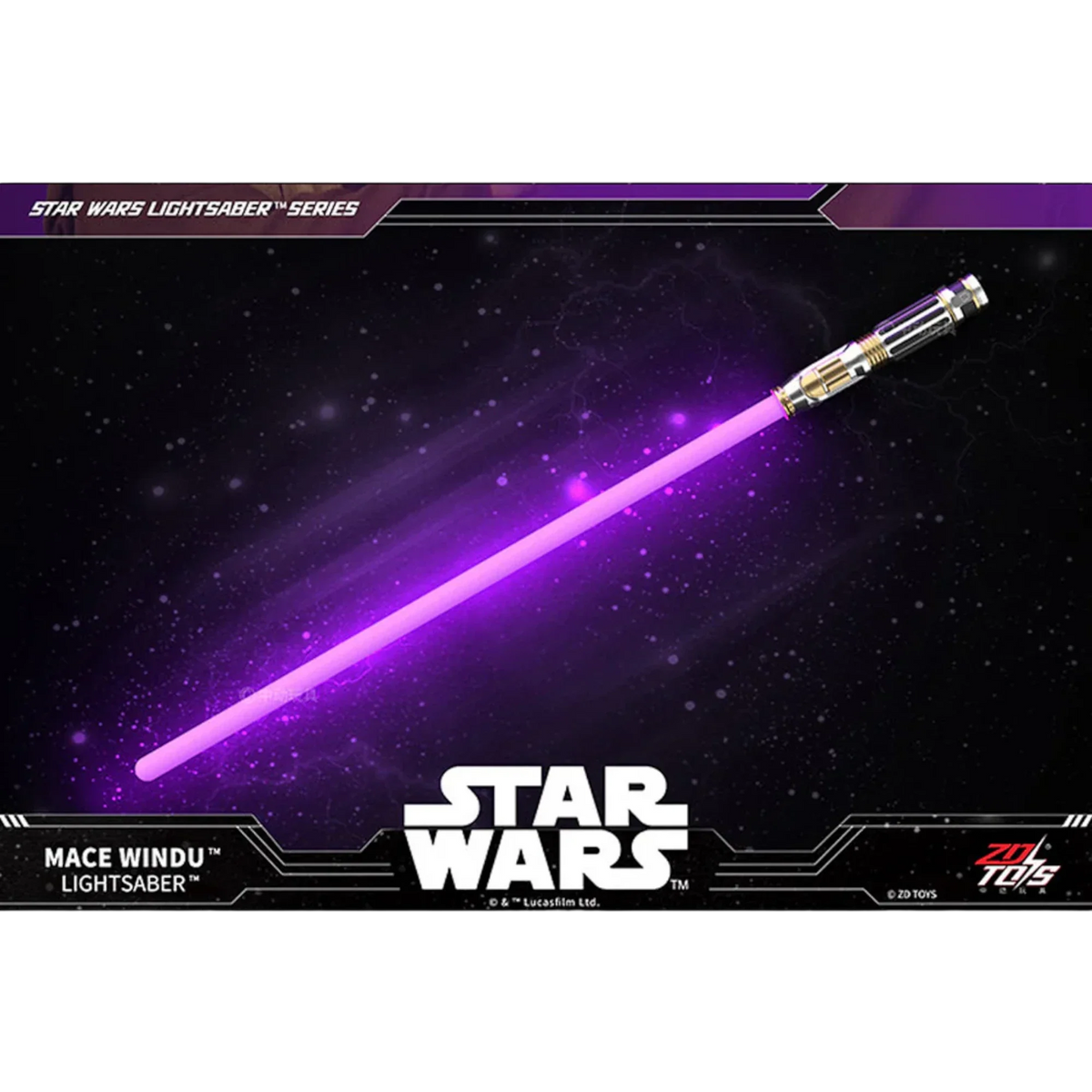 Purple-Blade Space Knight Light-Up Saber