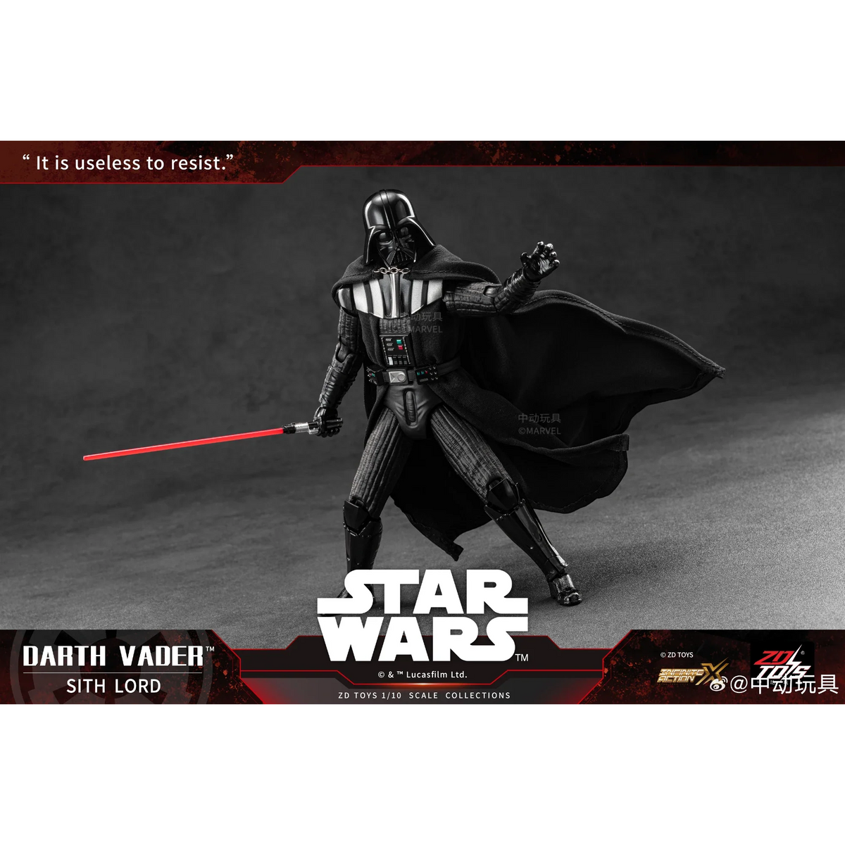 Dark Armoured Space Warrior Action Figure