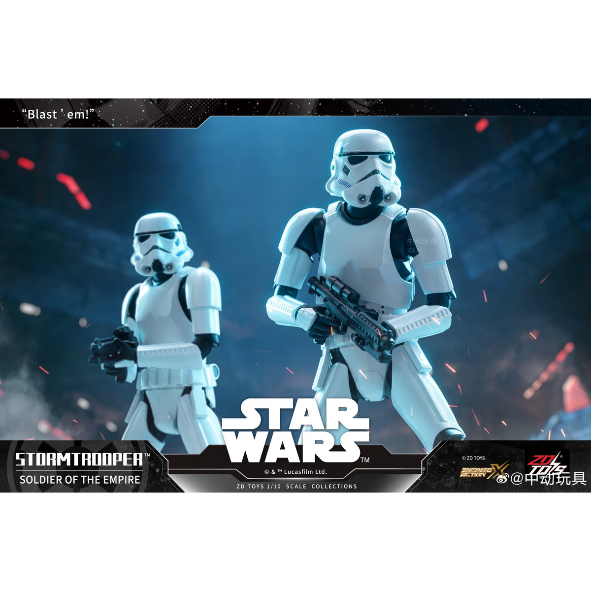White Space Soldier Action Figure