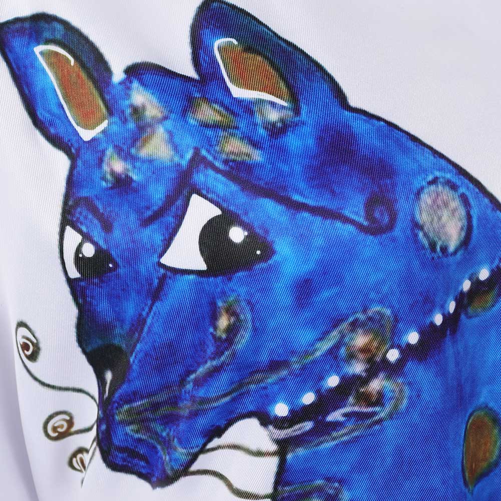 ABBA Agnetha Blue Cat Shirt Dress Halloween Costume