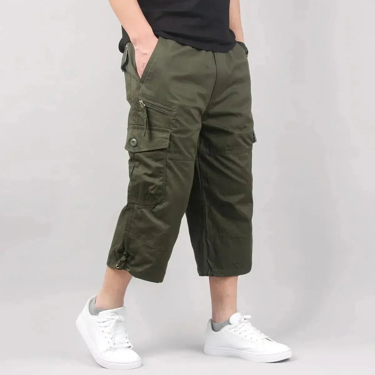 Lightweight Cargo Shorts – Loose-Fit Multi-Pocket Outdoor Shorts