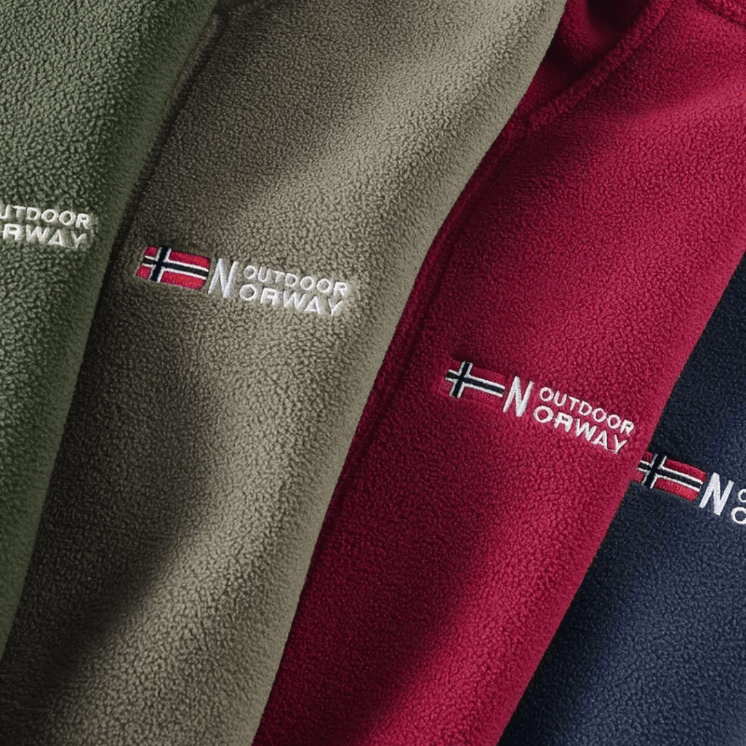 Men’s Windproof Fleece Jacket – Breathable Cold-Weather Outdoor Layer