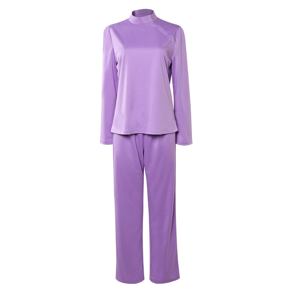 Ann Droid (2026) Linda Purple Robot Carer Set Halloween Costume