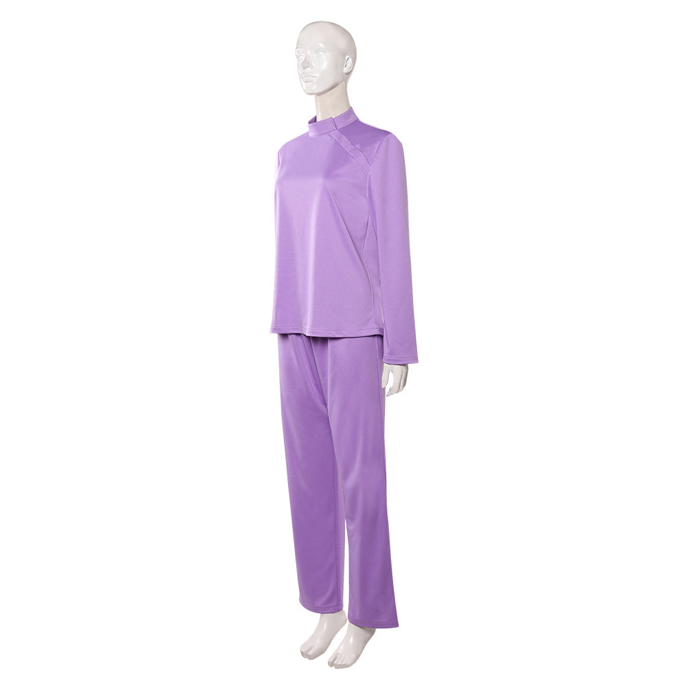 Ann Droid (2026) Linda Purple Robot Carer Set Halloween Costume
