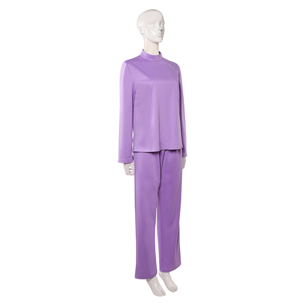 Ann Droid (2026) Linda Purple Robot Carer Set Halloween Costume