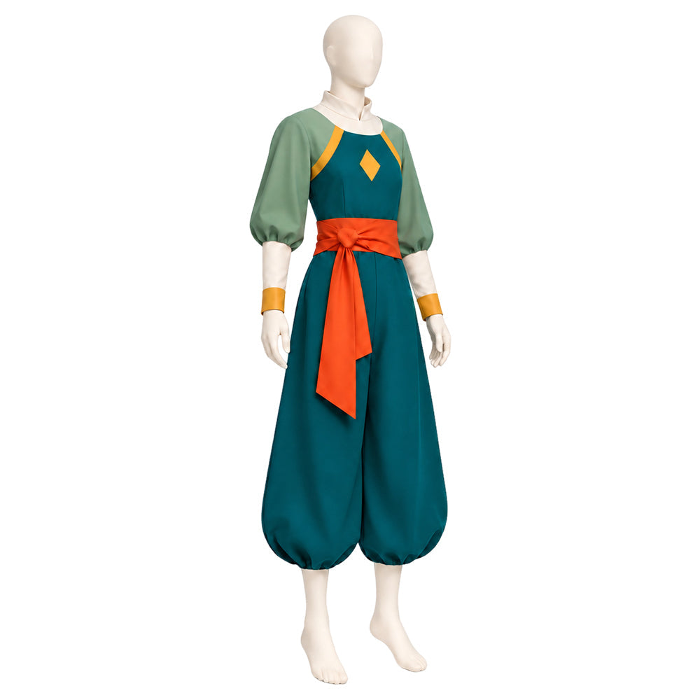 Avatar: Seven Havens (2026) Nisha Green Orange Set Halloween Costume