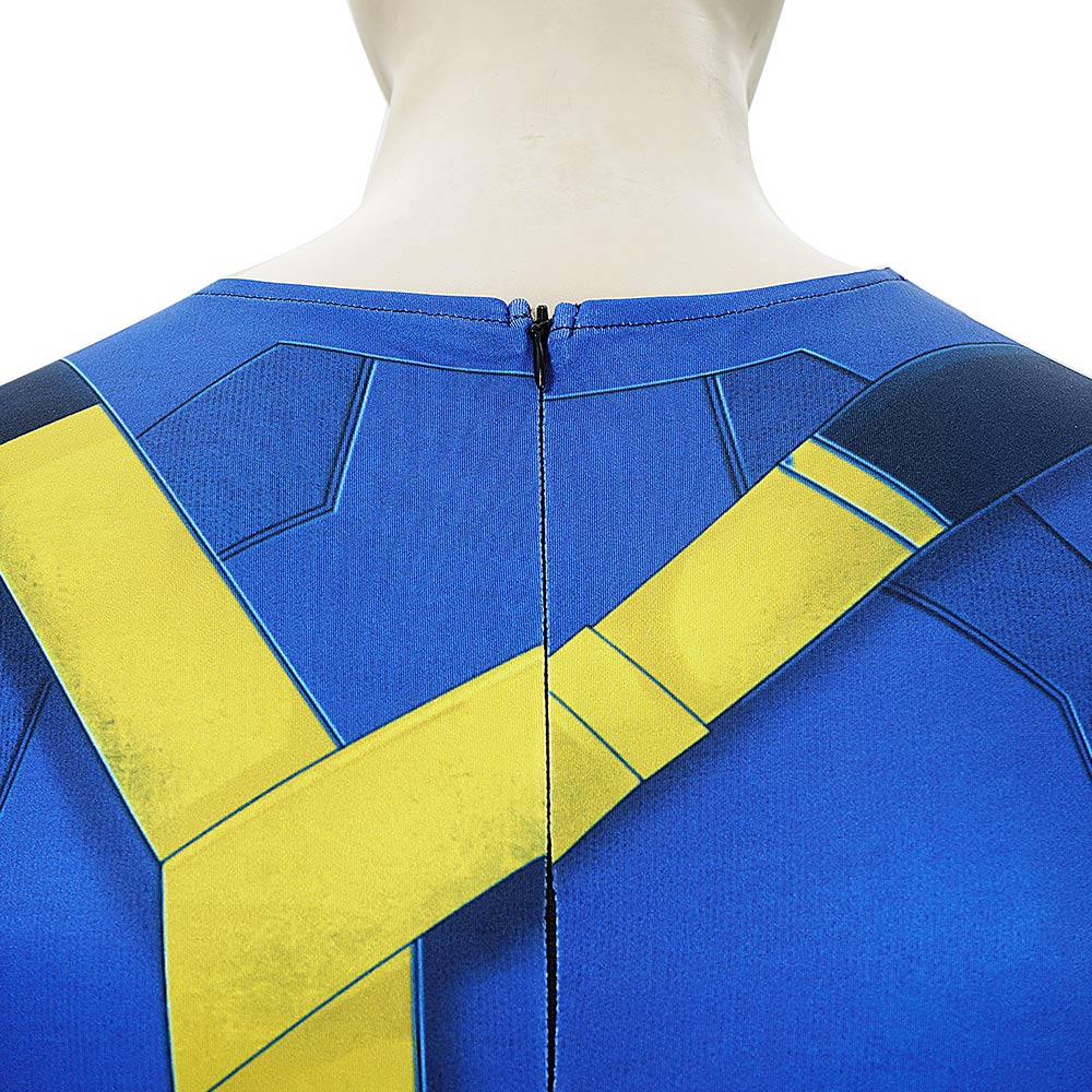 Avengers: Doomsday (2026) Cyclops Blue Jumpsuit Set Halloween Costume