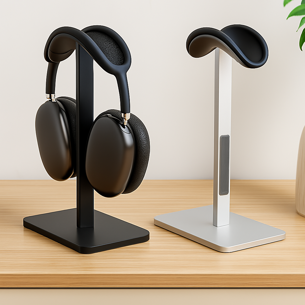 Universal Over-Ear Headphone Stand – Stable Desktop Headset Holder