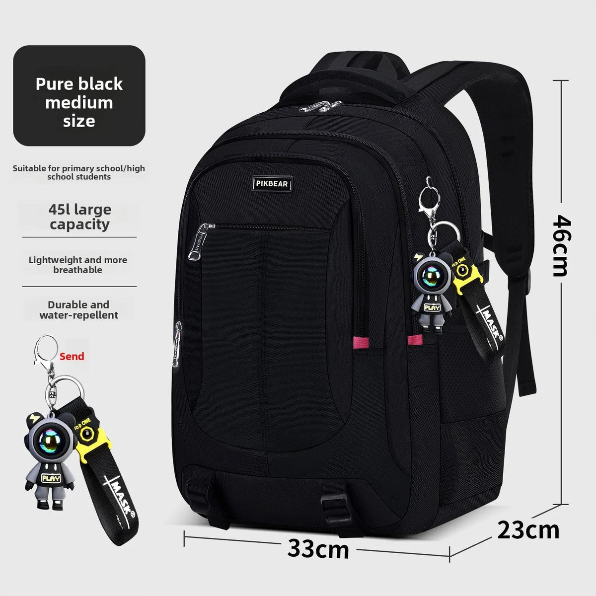 School Backpack with Padded Laptop Compartment – Multi-Pocket Rucksack