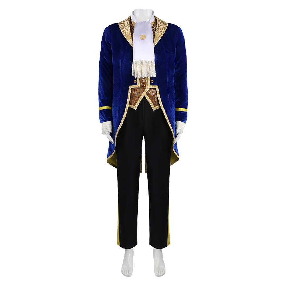 Beauty And The Beast Prince Adam Dark Blue Set Halloween Costume