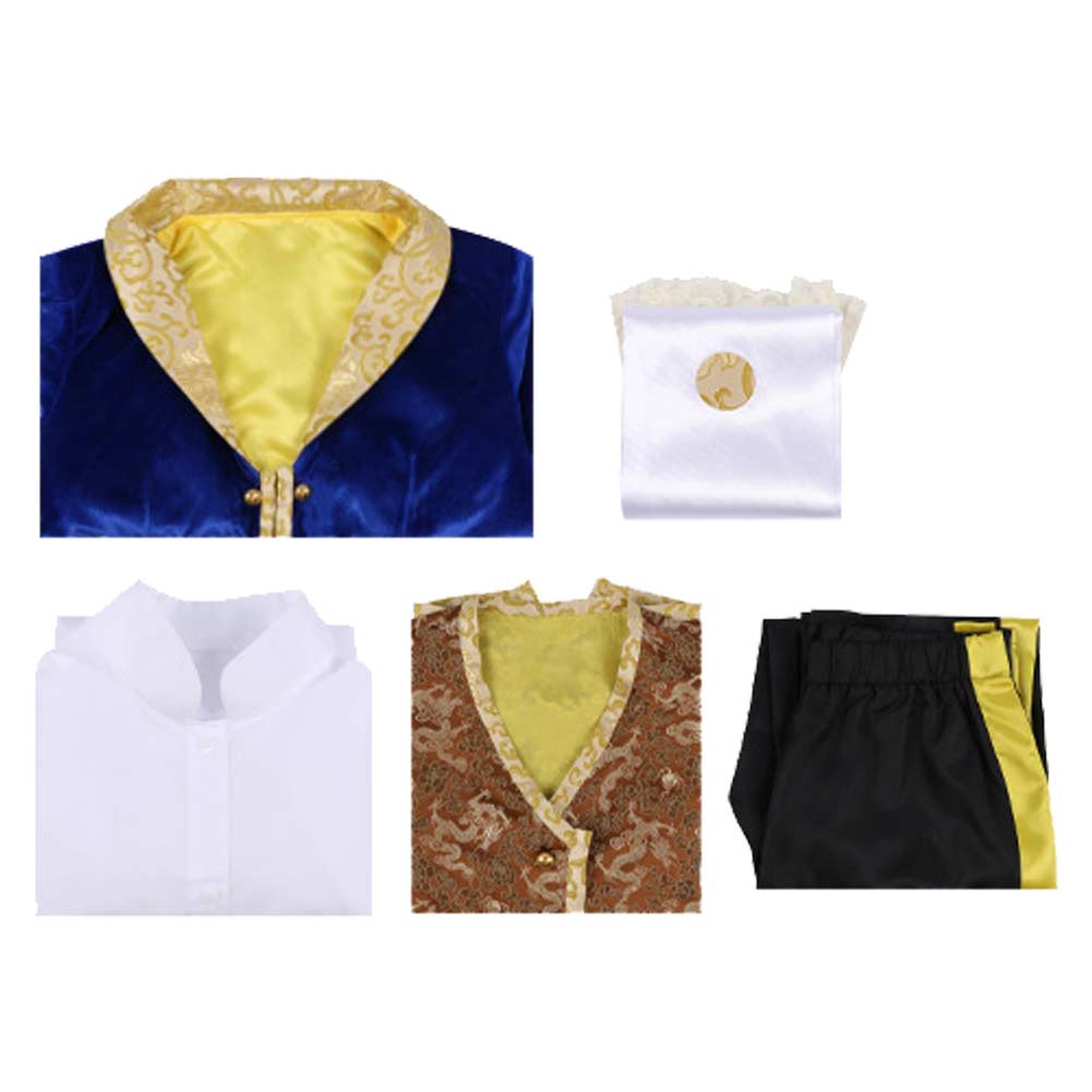 Beauty And The Beast Prince Adam Dark Blue Set Halloween Costume