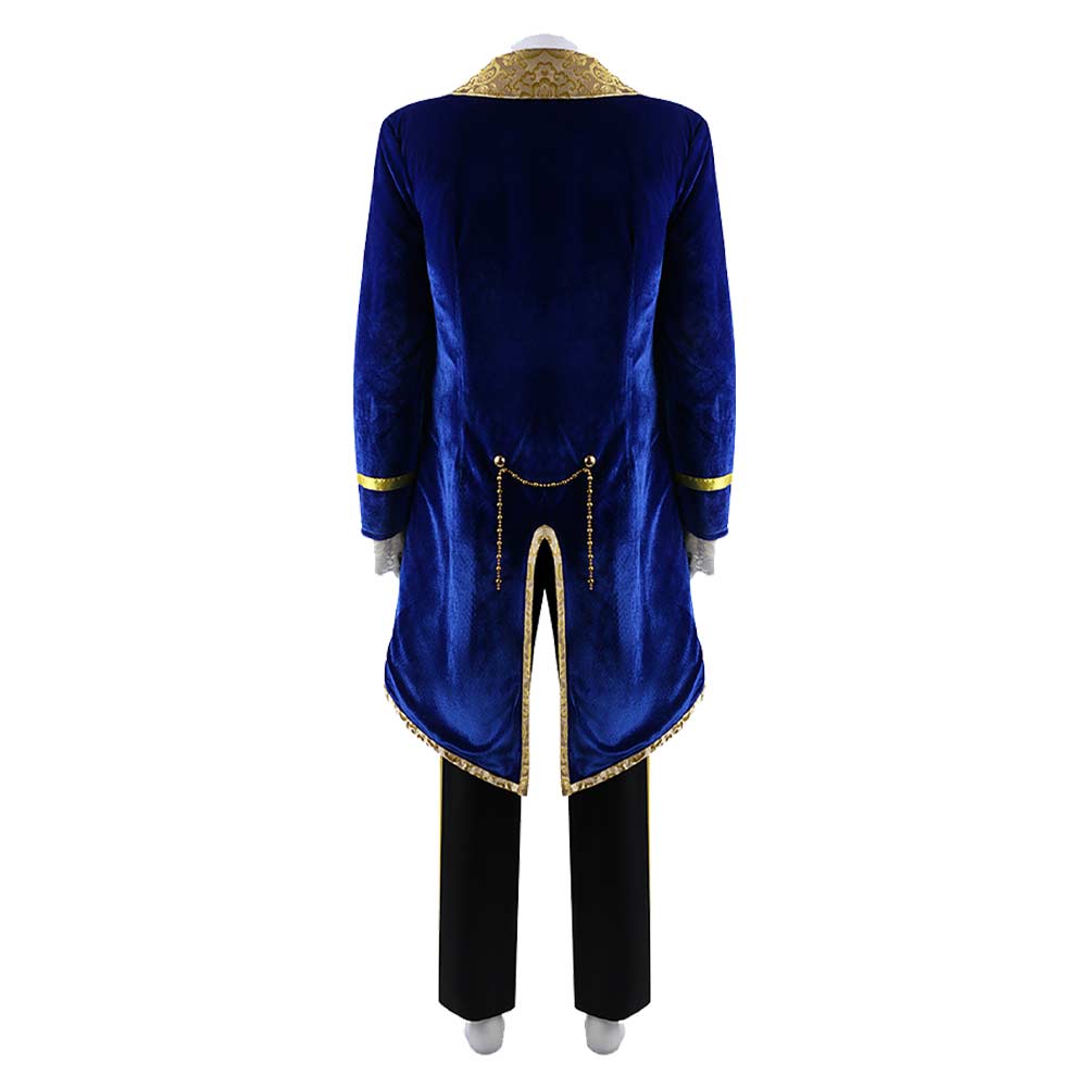 Beauty And The Beast Prince Adam Dark Blue Set Halloween Costume