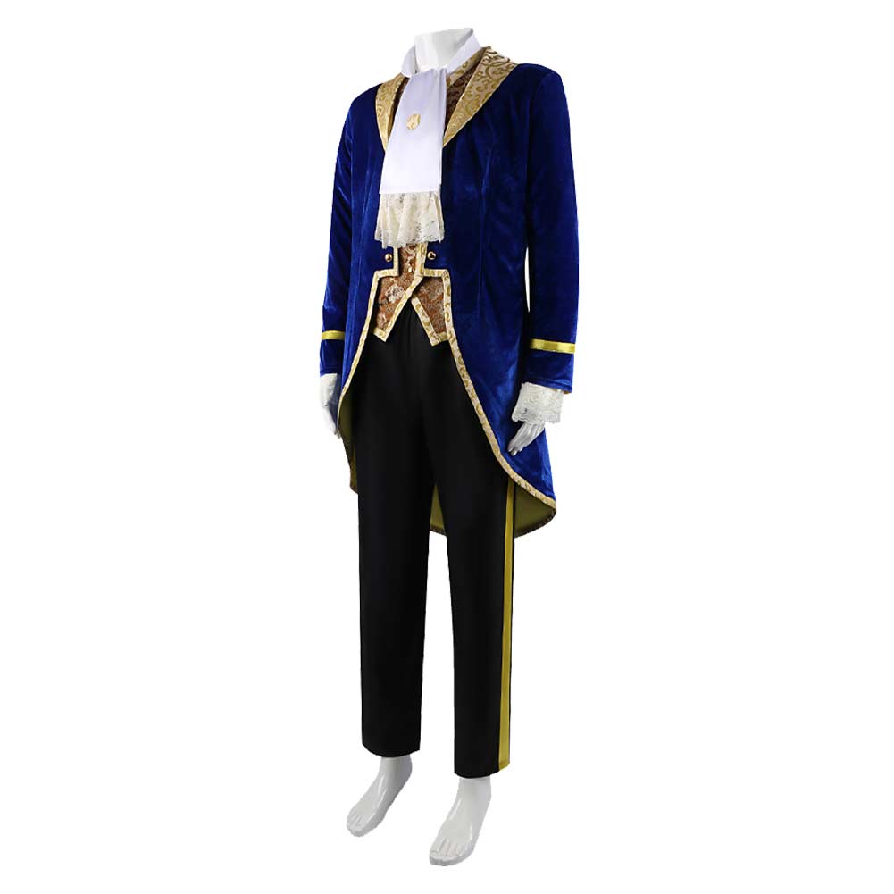 Beauty And The Beast Prince Adam Dark Blue Set Halloween Costume