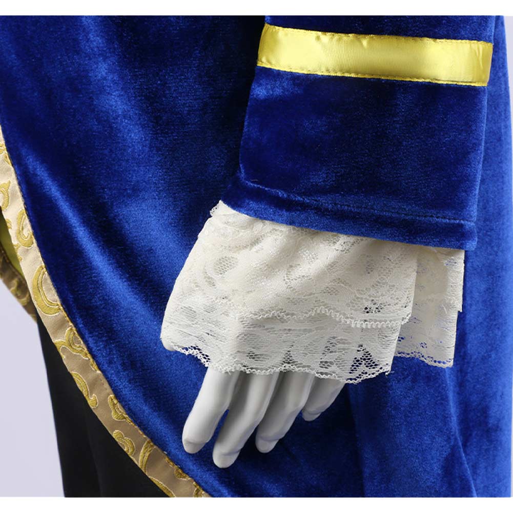 Beauty And The Beast Prince Adam Dark Blue Set Halloween Costume