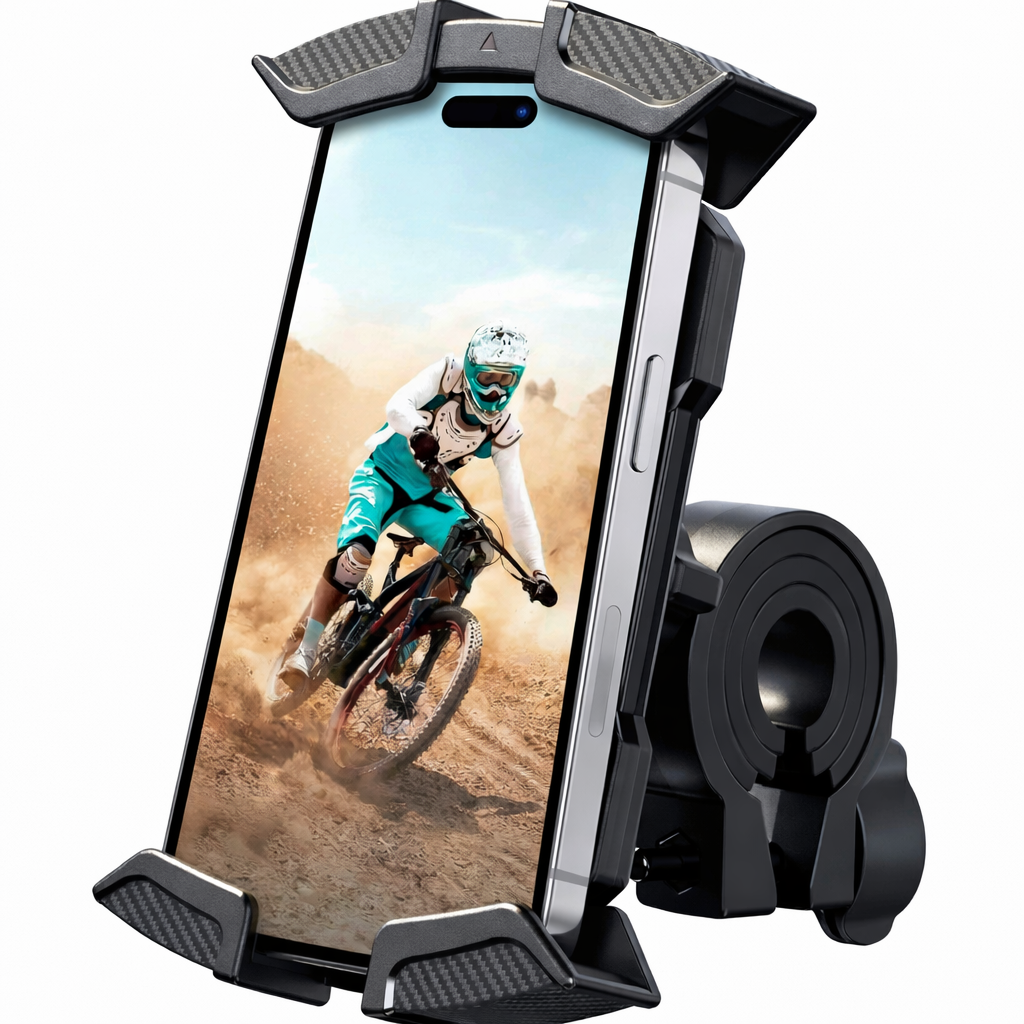 Bicycle Phone Holder – 360° Handlebar Smartphone Mount