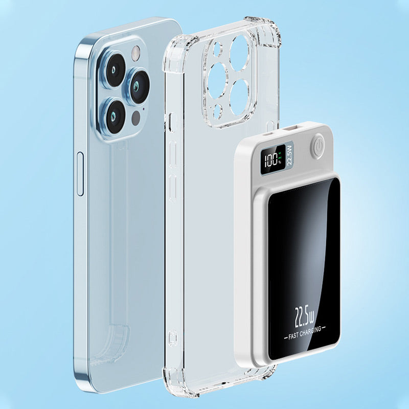 20,000mAh Wireless Power Bank – 22.5W Fast Charging & 15W Qi