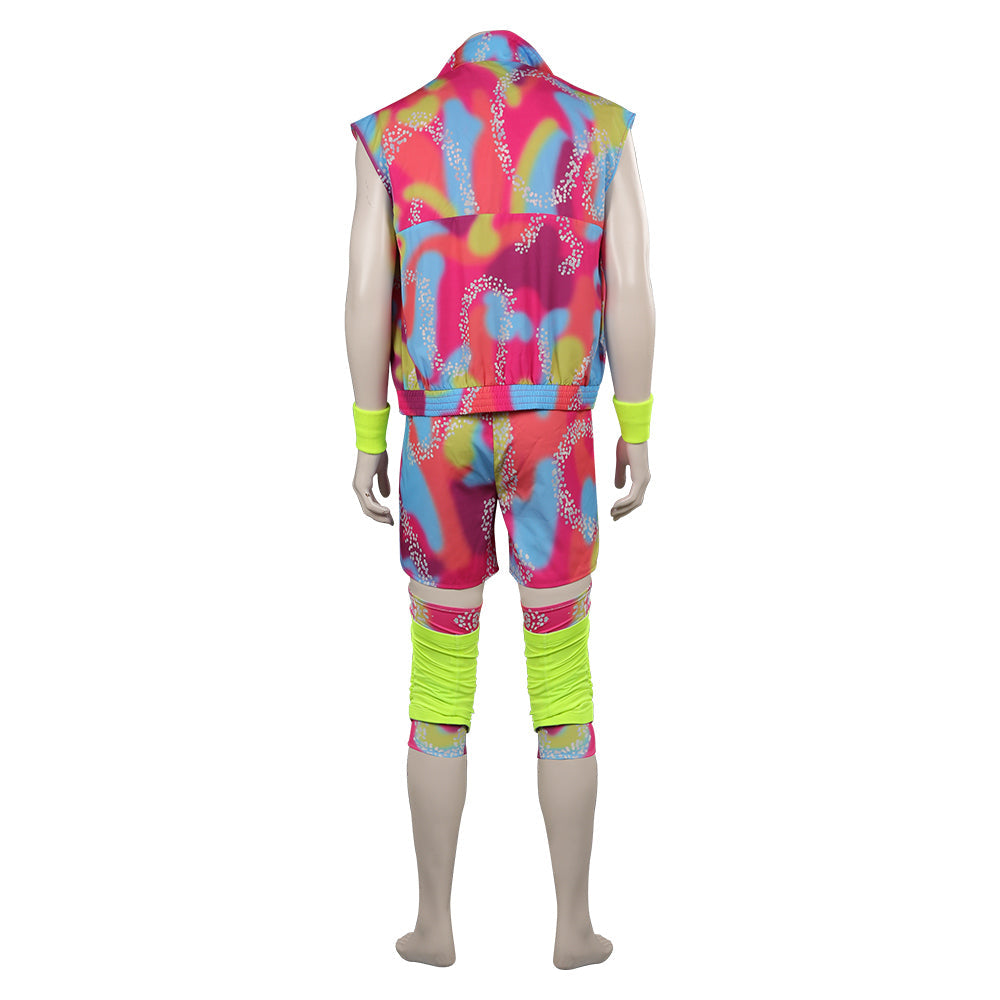 Adult Ken Pink Rollerblade Halloween Costume - Barbie 2023