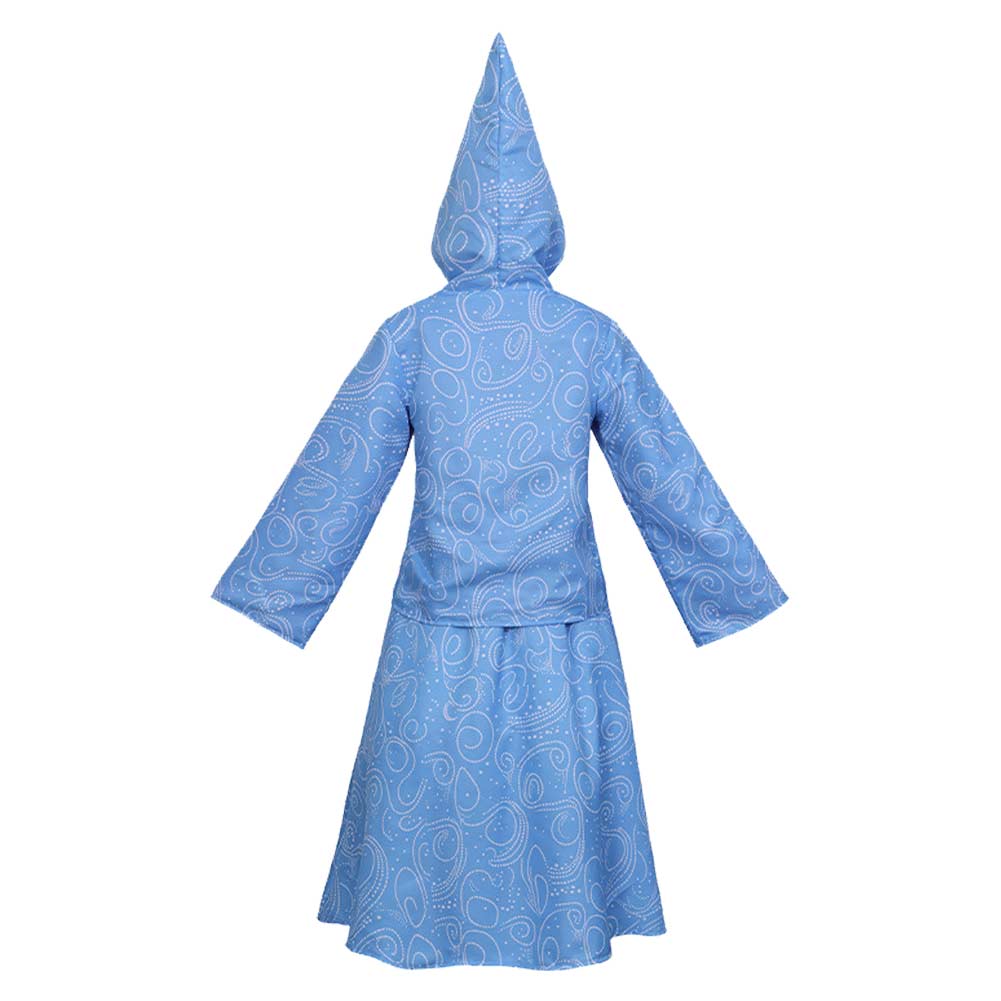 Cinderella Fairy Godmother Blue Dress Set Halloween Costume