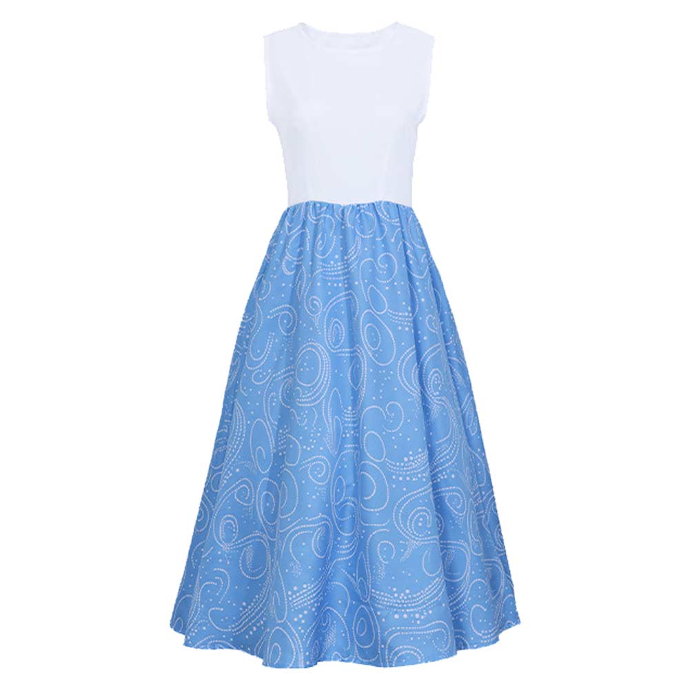 Cinderella Fairy Godmother Blue Dress Set Halloween Costume
