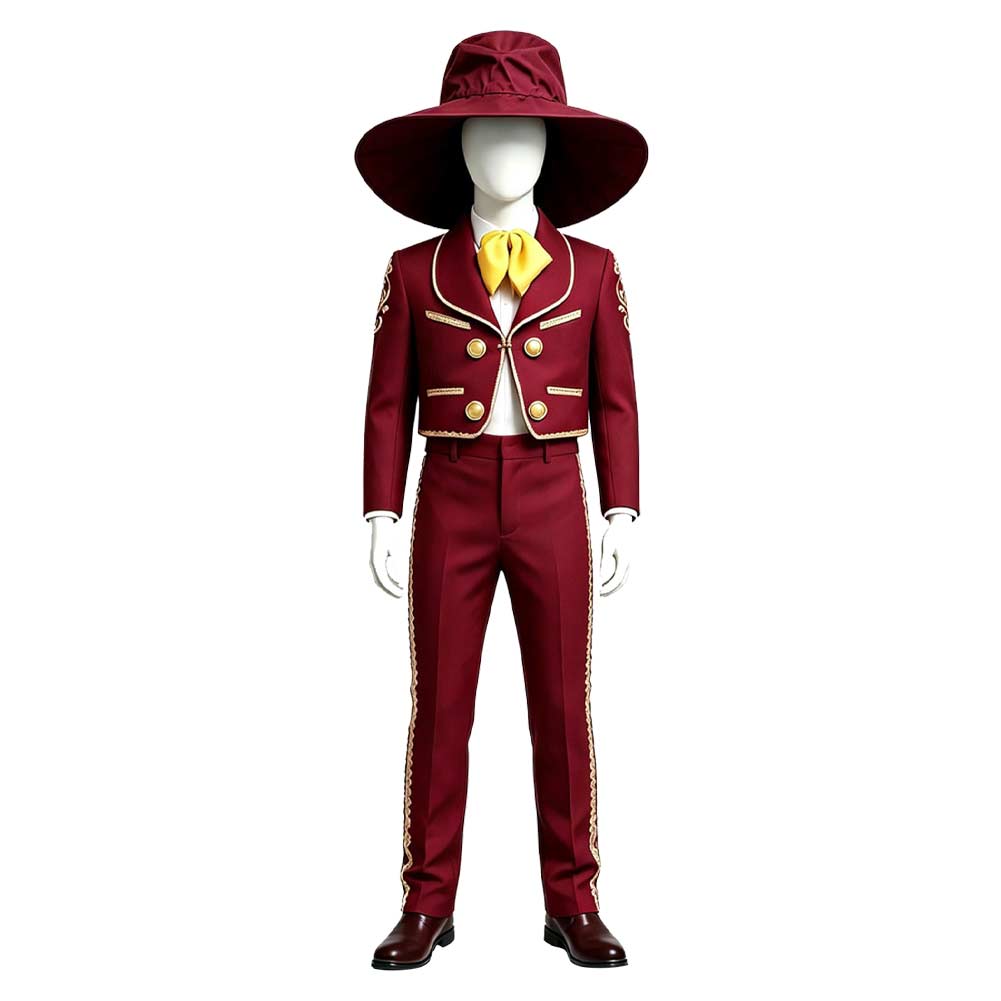 Coco Miguel Rivera Mariachi Red Set Halloween Costume