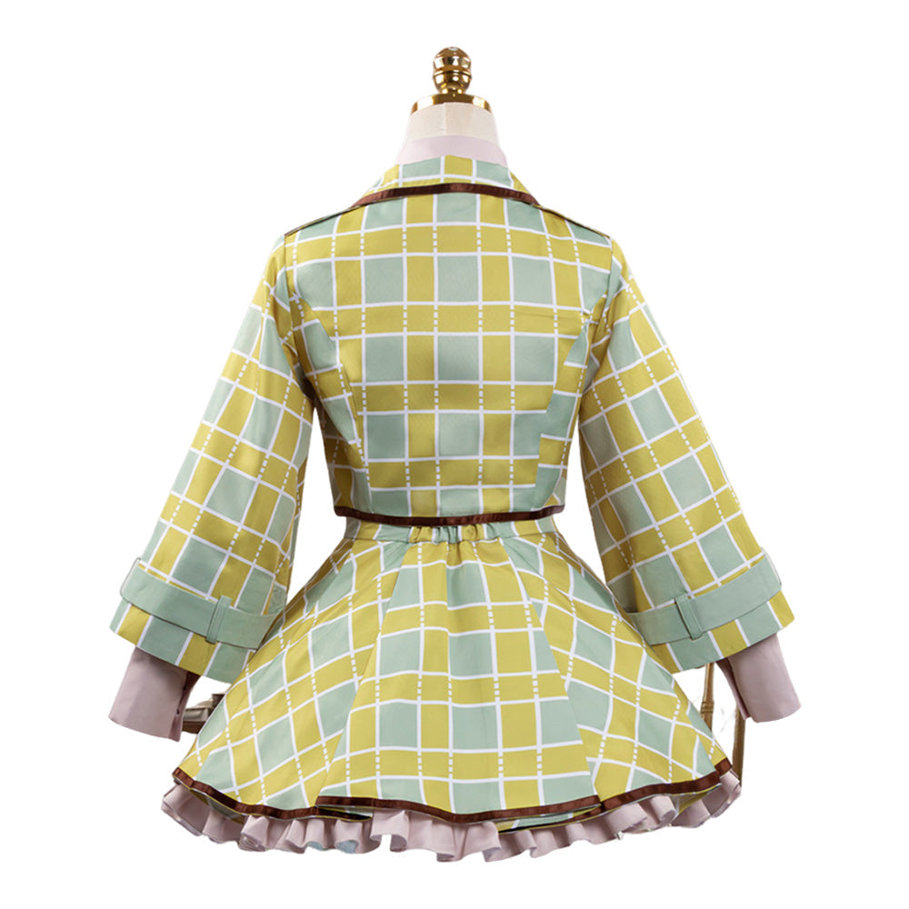 Code Geass C.C. Green Plaid Detective Set Halloween Costume