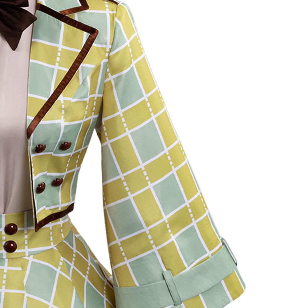 Code Geass C.C. Green Plaid Detective Set Halloween Costume