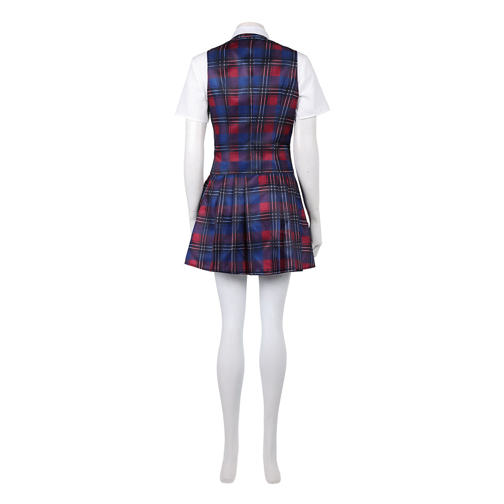 Coven Academy (2026) Briar Red Plaid School Uniform Set Halloween Costume