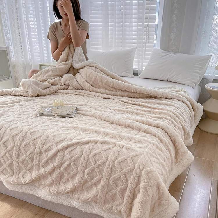 Sherpa Weighted Blanket – CozySherpa Soft Comfort Blanket