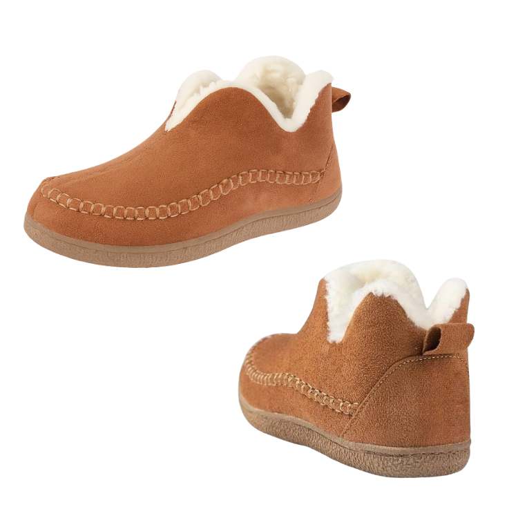 Fleece-Lined Comfort Shoes – CozyStep Supportive Winter Footwear