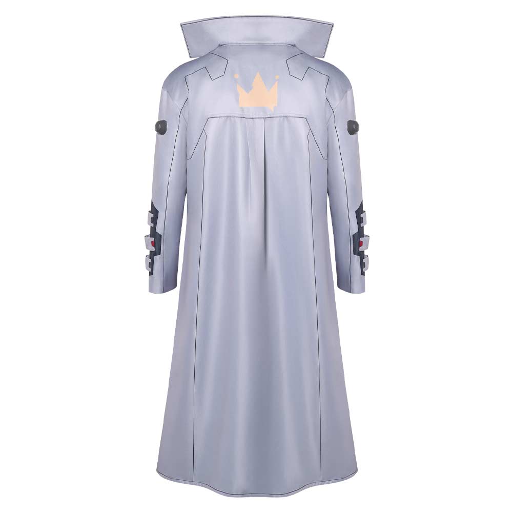 Cyberpunk: Edgerunners 2 (2026) Weak Kingsley Gray Cyan Jacket Coat Halloween Costume