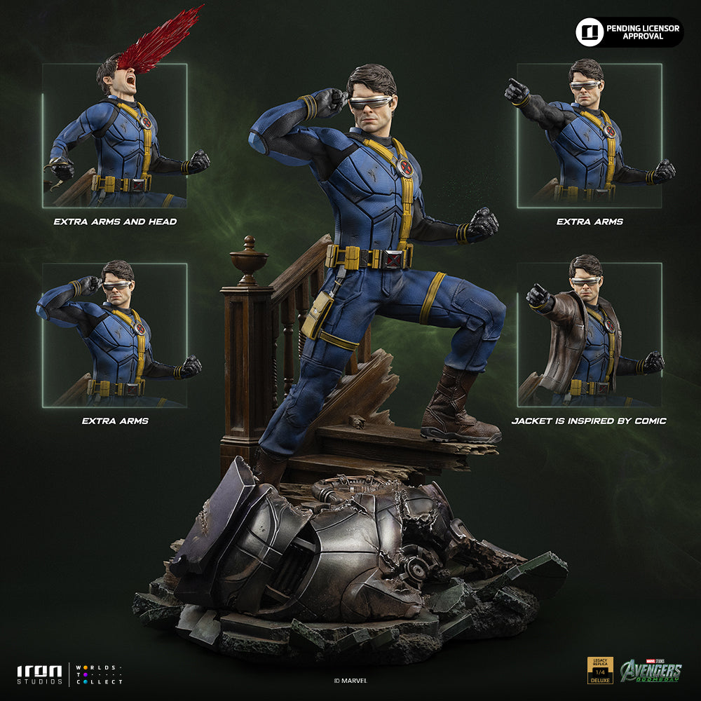 Visor-Wearing Hero Deluxe Version - 1/4 Scale Collectible Statue