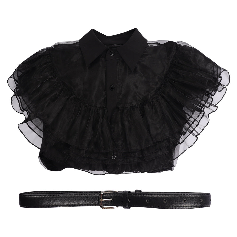 Women's Jenna Ortega Black Dress Halloween Costume