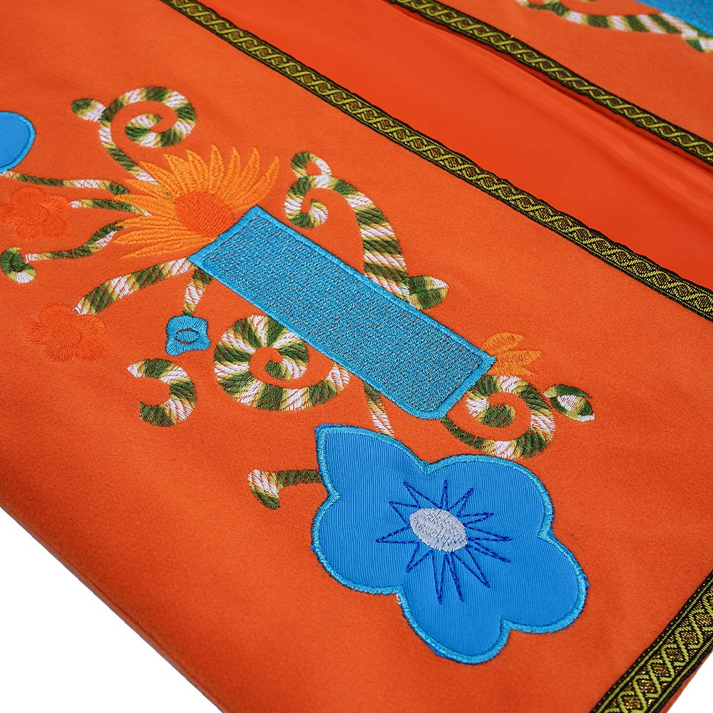Descendants: Wicked Wonderland (2026) Luis Madrigal Embroidered Orange Vest Halloween Costume
