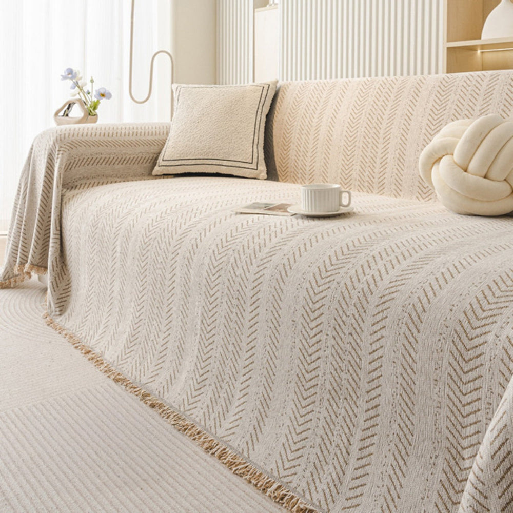 Washable Anti-Scratch Chenille Sofa Cover