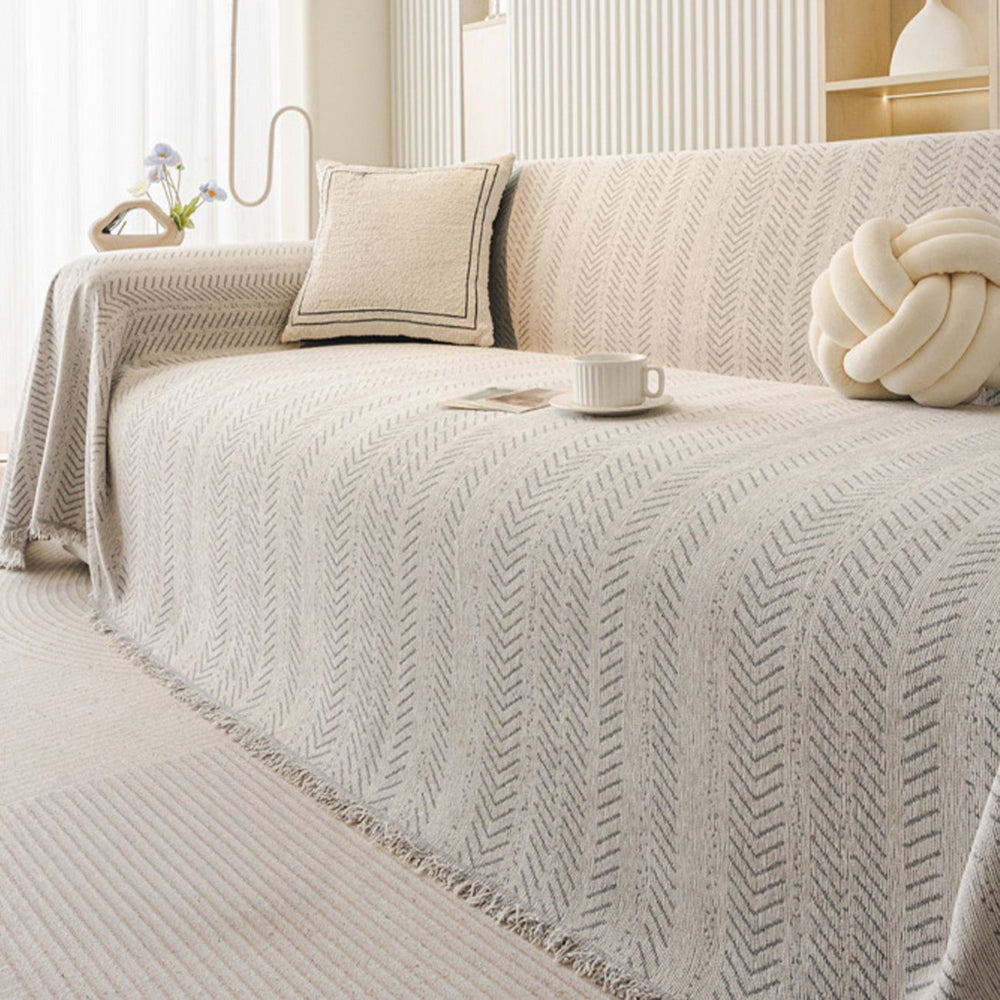 Washable Anti-Scratch Chenille Sofa Cover