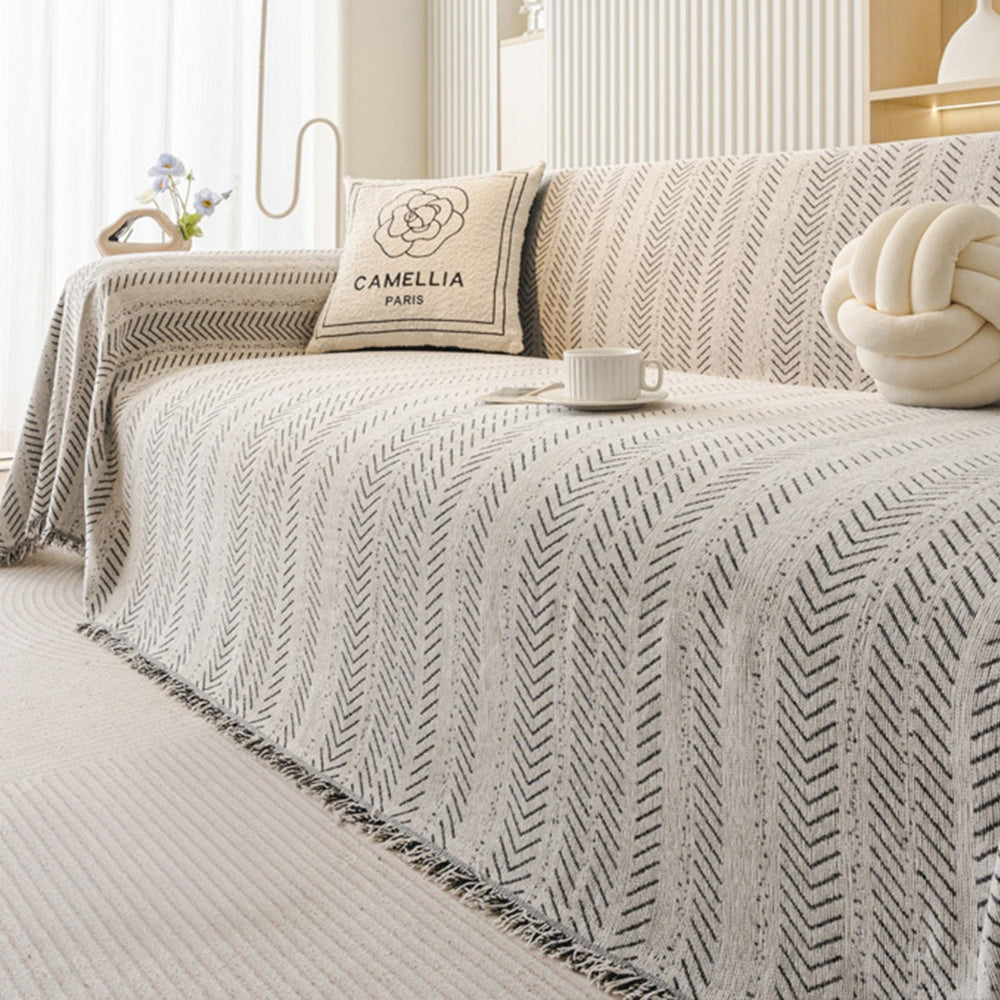 Washable Anti-Scratch Chenille Sofa Cover