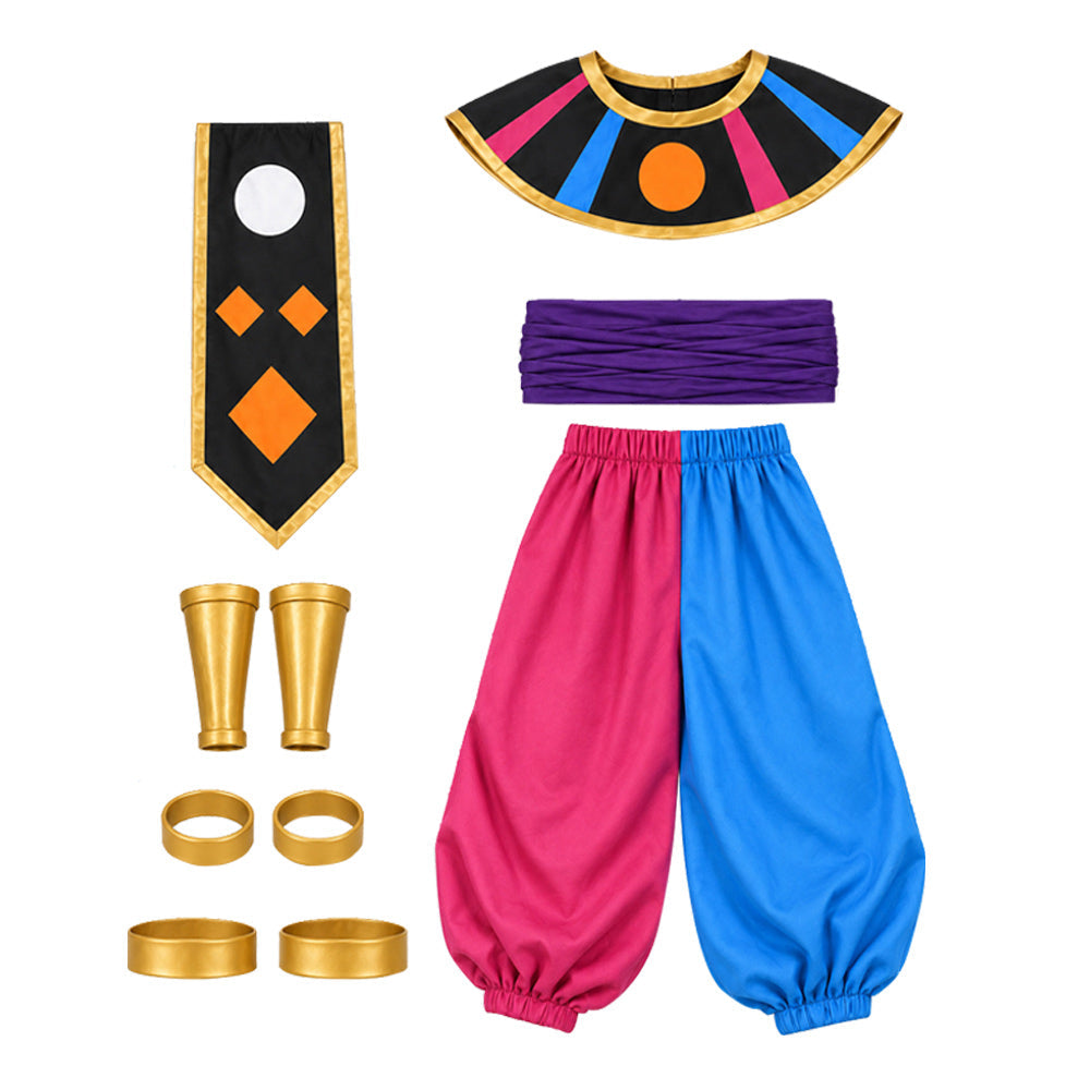 Dragon Ball Super: Beerus (2026) Belmod Pink Blue Clown Halloween Costume