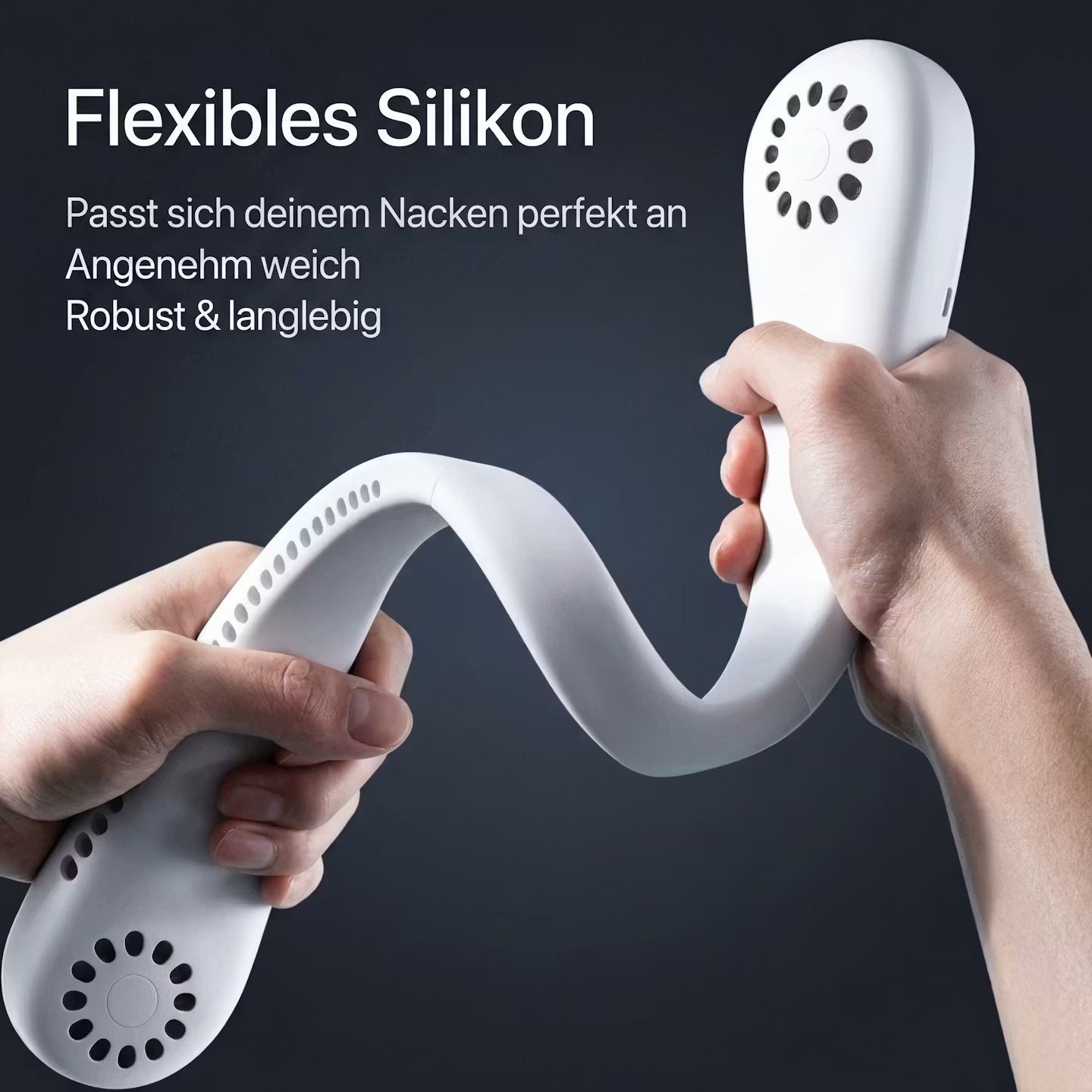 Rechargeable Wearable Neck Fan – Hands-Free Portable Cooling Fan