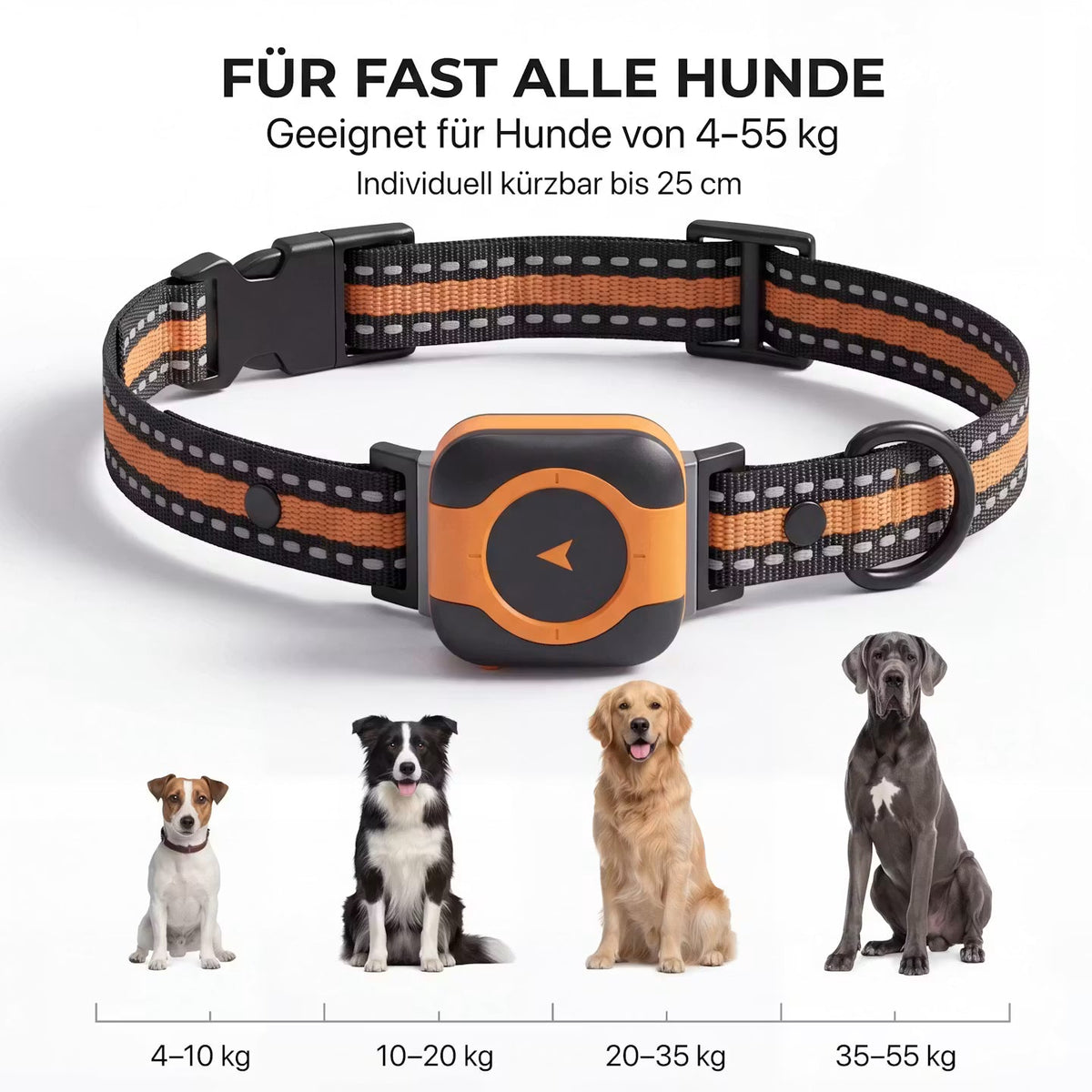 GPS Pet Tracker Collar – Real-Time Location for Dogs & Cats