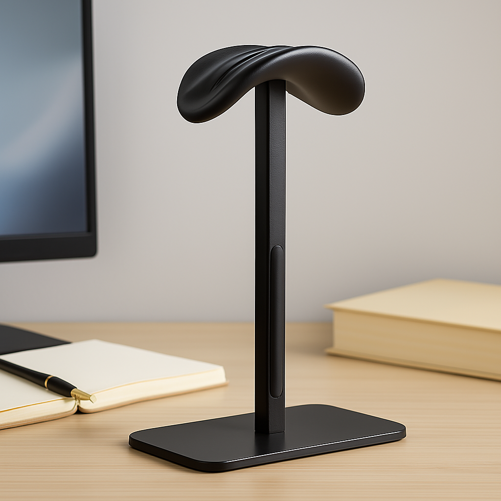 Universal Over-Ear Headphone Stand – Stable Desktop Headset Holder